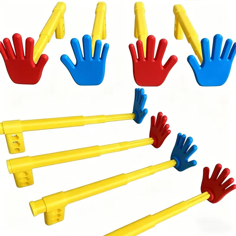 3D Printed Rock Paper Scissors Hand Toy - Extendable Interactive Clapper & Stress Relief Game