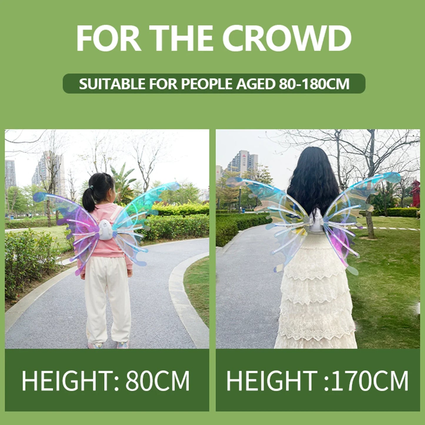 Electric Butterfly Wings Toy – Music & Light Glowing Fairy Wings for Kids Boys & Girls Gift