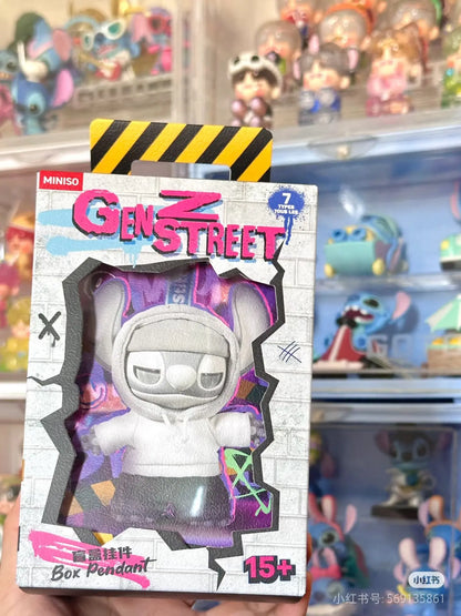 Miniso Disney Stitch Gen Z Street Series Blind Box – Vinyl Figure Pendant & Bag Charm Gift