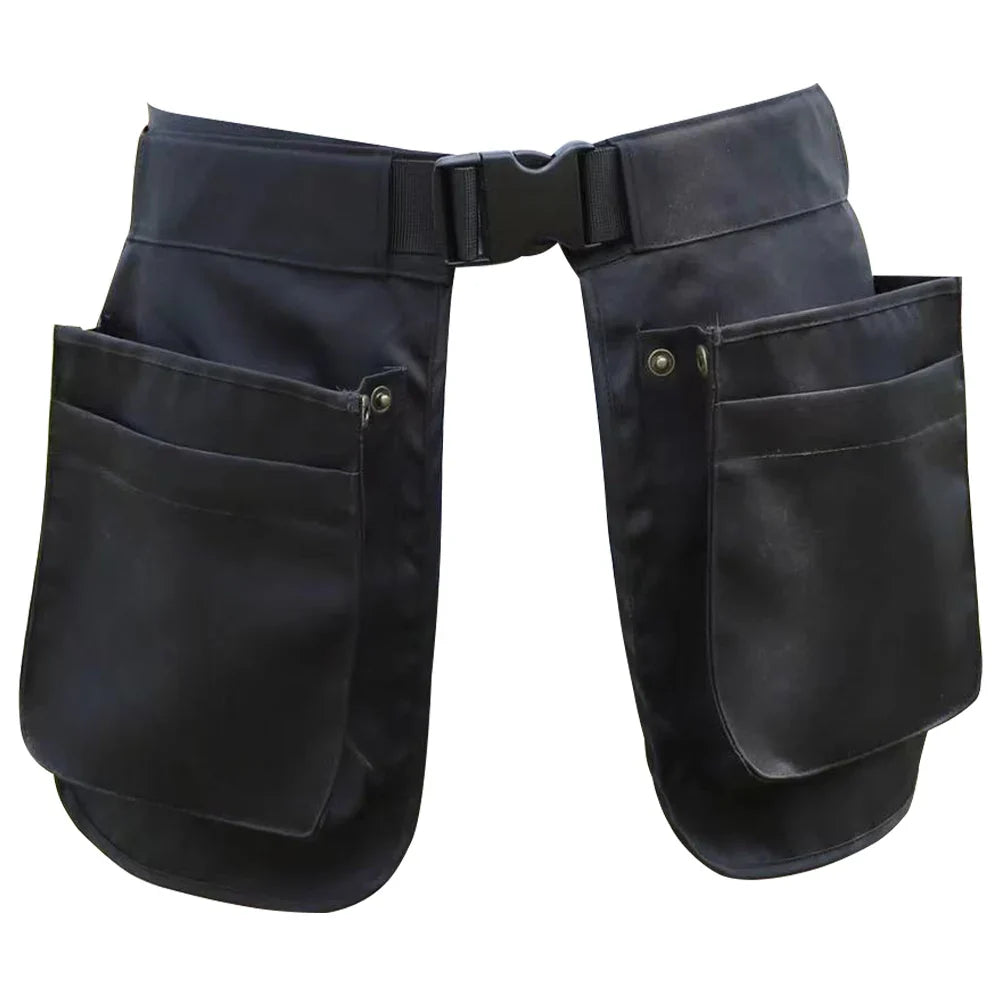 Portable Adjustable Waist Tool Pouch Bag - Multi-function Belt Bag for Electricians, Carpenters, Gardening, Plumbing, Woodwork