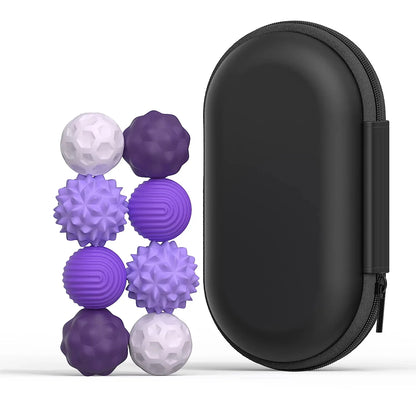 Silicone Magnetic Sensory Balls – Calming Fidget Toy for Kids & Adults, Autism, Anxiety & Stress Relief