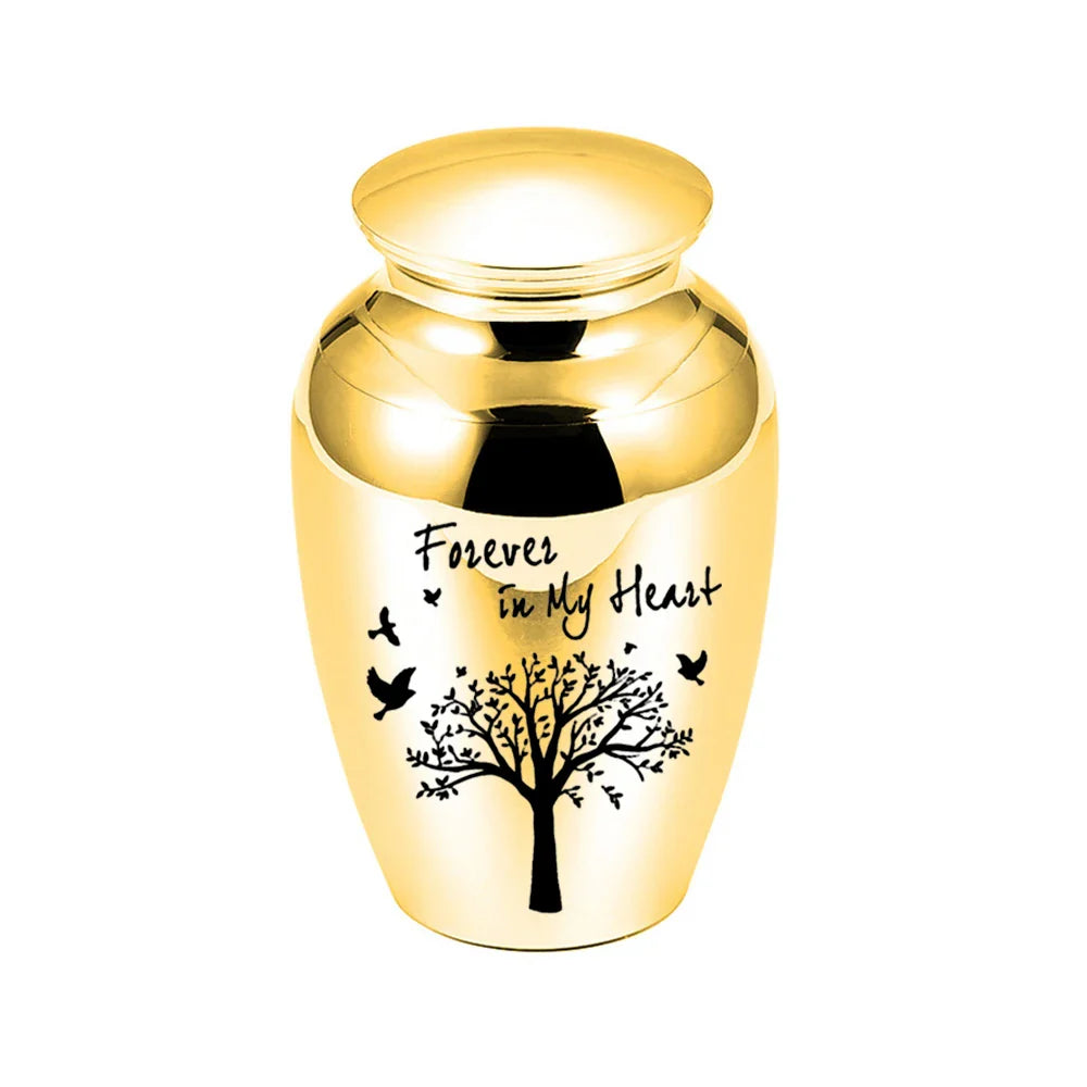 Tree of Life Small Urn for Human Ashes – Mini Keepsake Memorial Urn for Sharing Ashes
