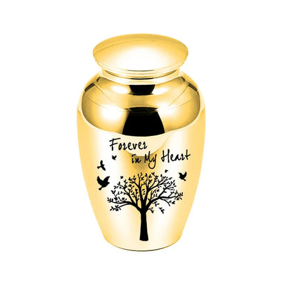 Tree of Life Small Urn for Human Ashes – Mini Keepsake Memorial Urn for Sharing Ashes