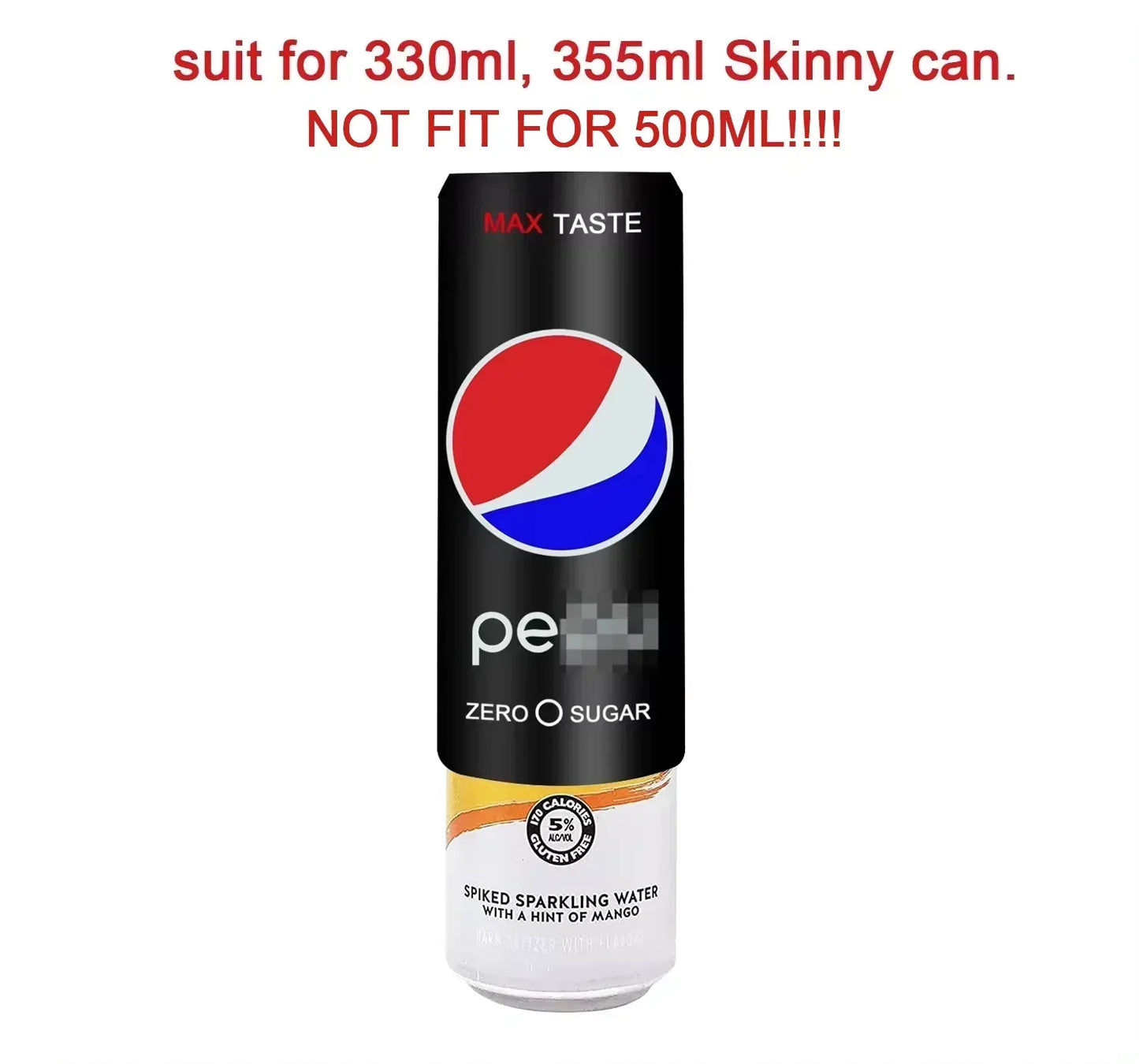 330ml-500ml Beer Can Cover – Thermal Bottle Sleeve Holder for Cola, Sporting Events, Parties & Golf