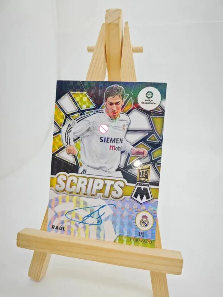 Panini DIY Star Football Card – Messi & Ronaldo Collectible, Homemade Gift for Christmas & Birthday