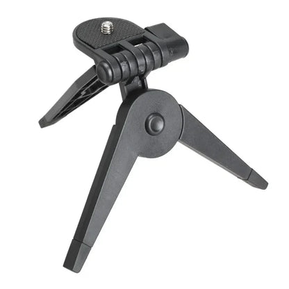 Universal Folding Tripod Stand with Strap for DSLR & Camcorders – Fits Canon Nikon Sony Cameras