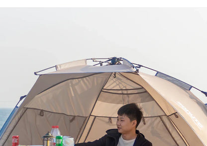 Sonuto Outdoor 3-4P One-Touch Camping Tent – Automatic Quick Open Beach, Fishing, Picnic & Family Travel Tent with Anti-UV Shade