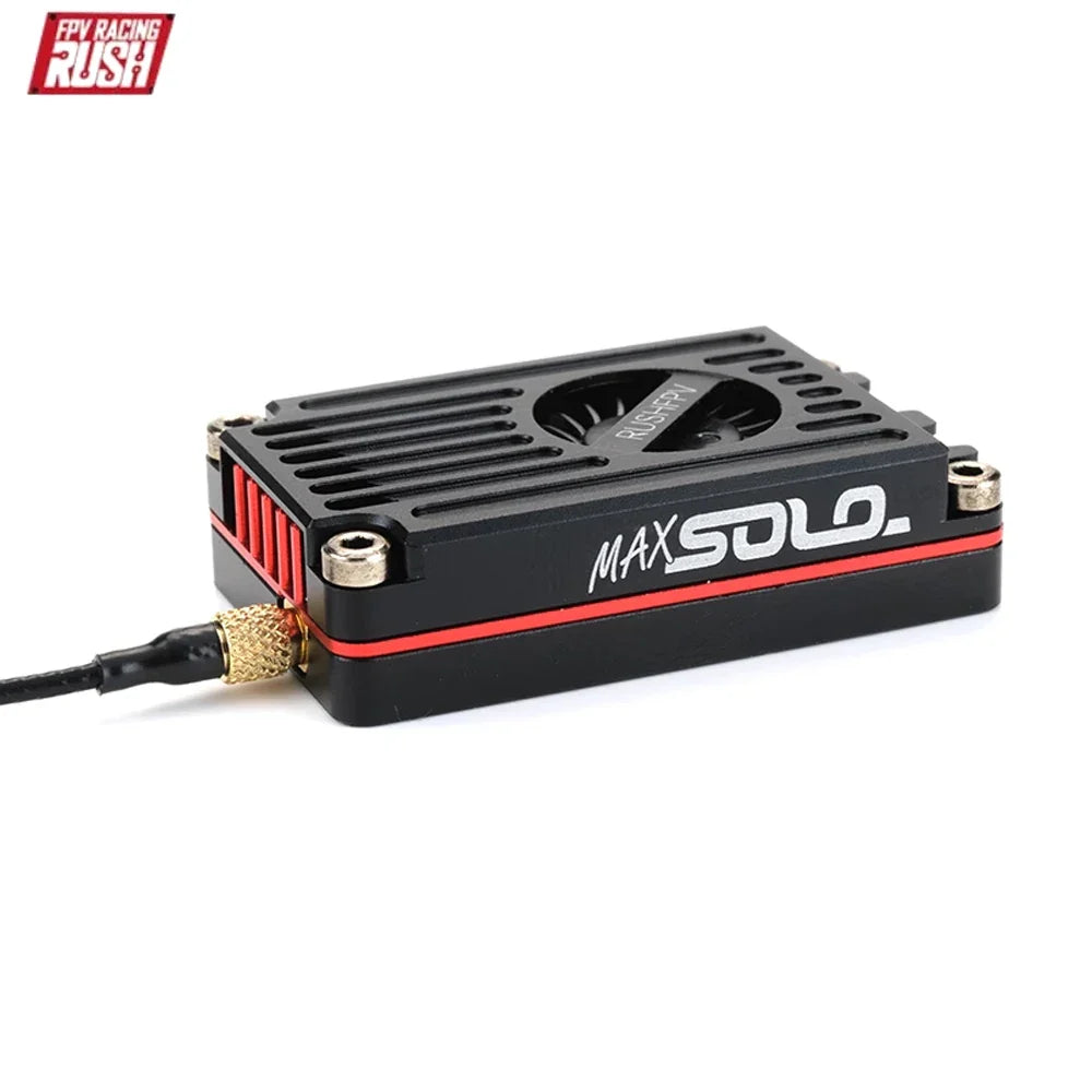 RUSH MAX SOLO 5.8GHz 2.5W VTX Video Transmitter - 48CH/37CH, CVBS PAL/NTSC, Includes Antenna for RC FPV Long Range Fixed-Wing Drones