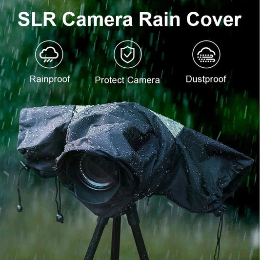 Waterproof Camera Rain Cover – Dustproof Protective Case for Canon, Nikon, Sony, Panasonic, Fuji DSLR Cameras
