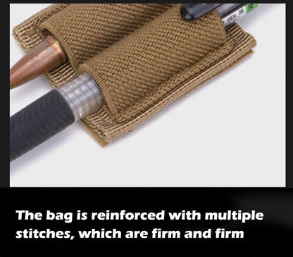 DIZETION Tactical 2-Round Holder Patch – Adhesive Hook & Loop Cartridge Pouch for M4 Shotgun Hunting