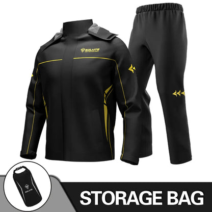 Motorcycle Raincoat Suit - Rainstorm Prevention Jacket & Pants, Camping, Hiking, Fishing, Moto Rain Gear for Riders