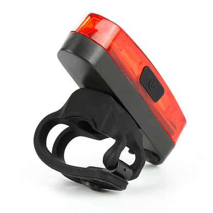 USB Rechargeable LED Bike Tail Light – Bright Rear Warning Lamp for Mountain & Road Cycling