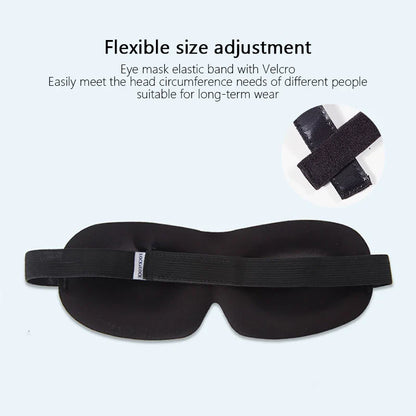 3D Sleeping Eye Mask – Soft Padded Travel Blindfold for Rest, Relaxation & Eye Comfort