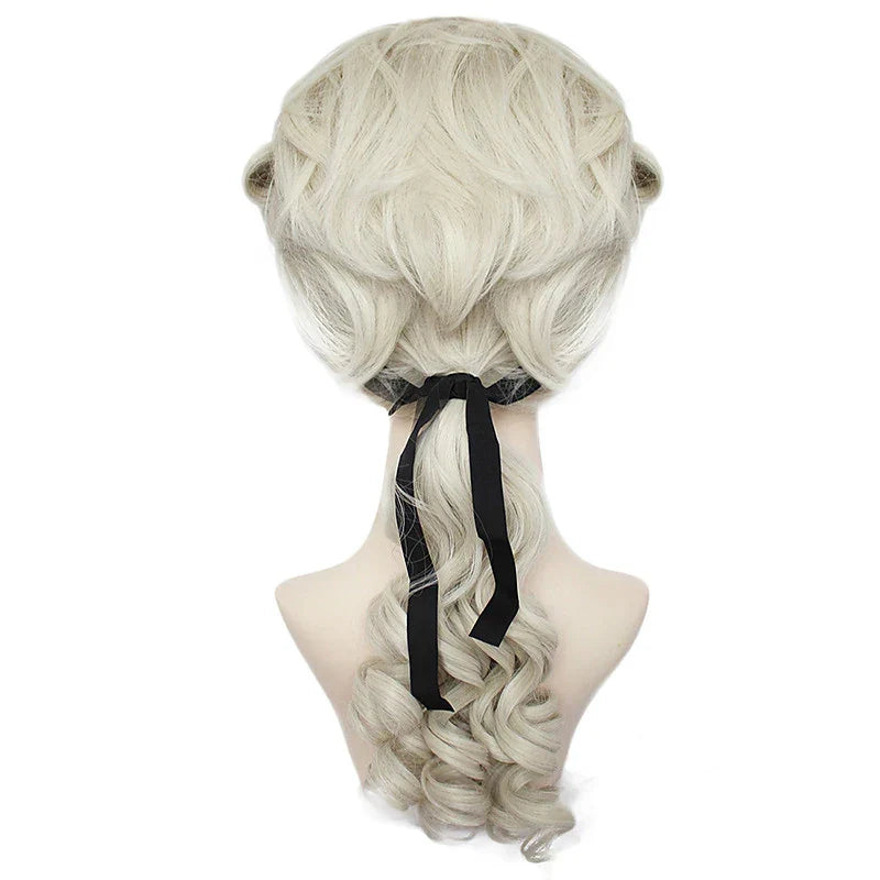 HAIRJOY Synthetic Duchess Judge Cosplay Wig - Long Heat-Resistant Curly Anime Hair for Men and Women
