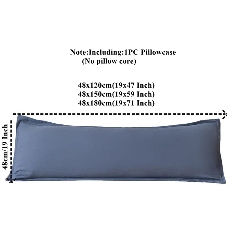 Skin-Friendly Couple Pillowcase – Cozy Polyester Hugging Pillow Cover, Large 120/150/180cm