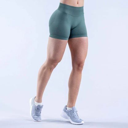 Women’s Gym Impact Running Shorts — Seamless Scrunch Butt Biker & Yoga Athletic Leggings