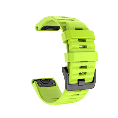 Silicone Quick-Release Watch Bands for Garmin Fenix 3/5/6/7 – 20/22/26mm EasyFit Wrist Strap