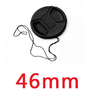 Camera Lens Cap Holder Cover — Fits Canon, Nikon, Sony, Olympus, Fuji, Lumix (37-95mm)