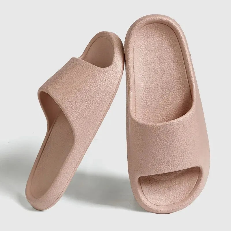 Women’s EVA Fashion Slippers – Lightweight Massage Comfort Flat Indoor Bathroom Slides & Shower Shoes for Couples Summer Wear