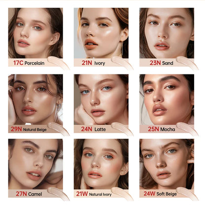 Sunscreen Cushion Foundation – Full Coverage, Waterproof & Long-Lasting Concealer Makeup