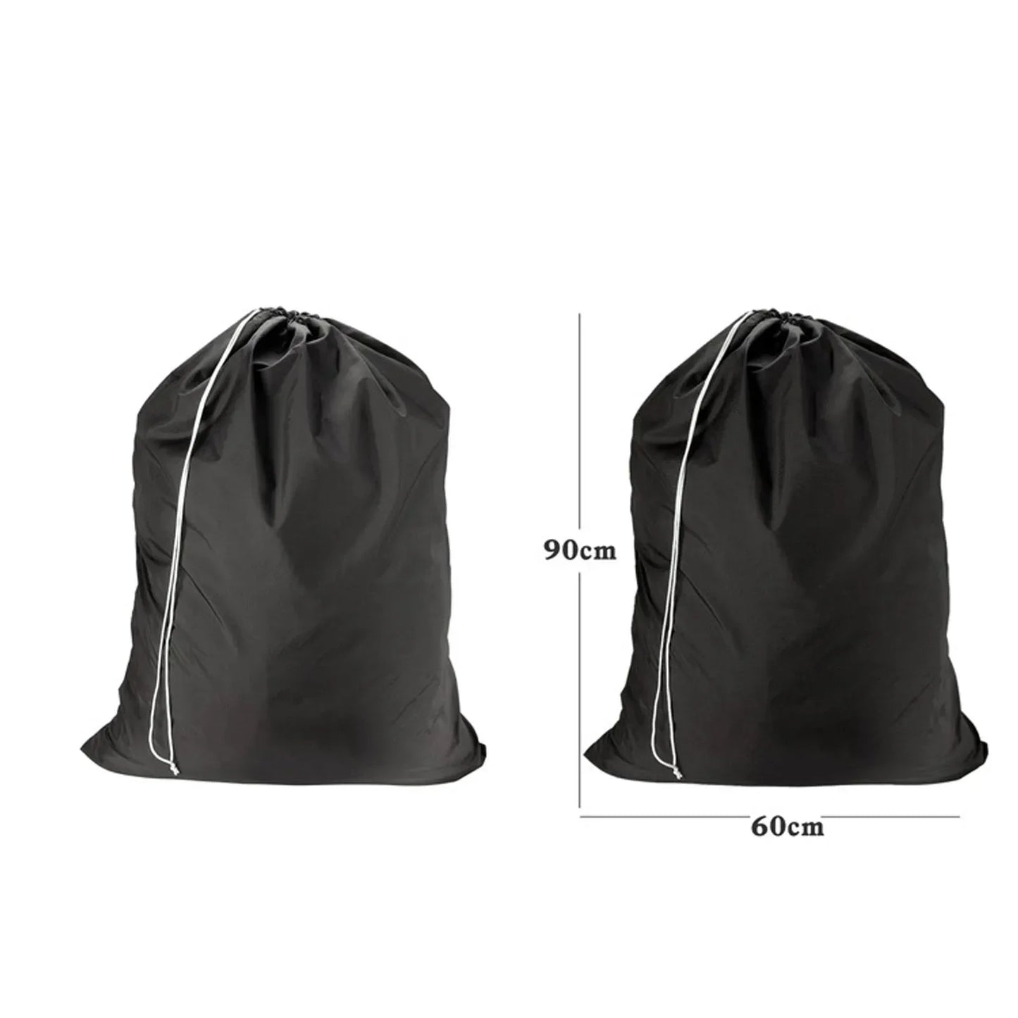 Large Nylon Mesh Laundry Bag — Durable Drawstring Clothes Washing Bag, Anti-Snag & Deformation