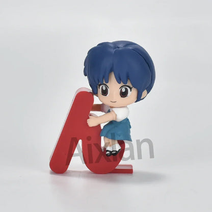 Aixlan 4PCS Ranma ½ PVC Figures – Ranma, Tendou, Akane Q-Version Cute Anime Collectible Action Figures Christmas Gift