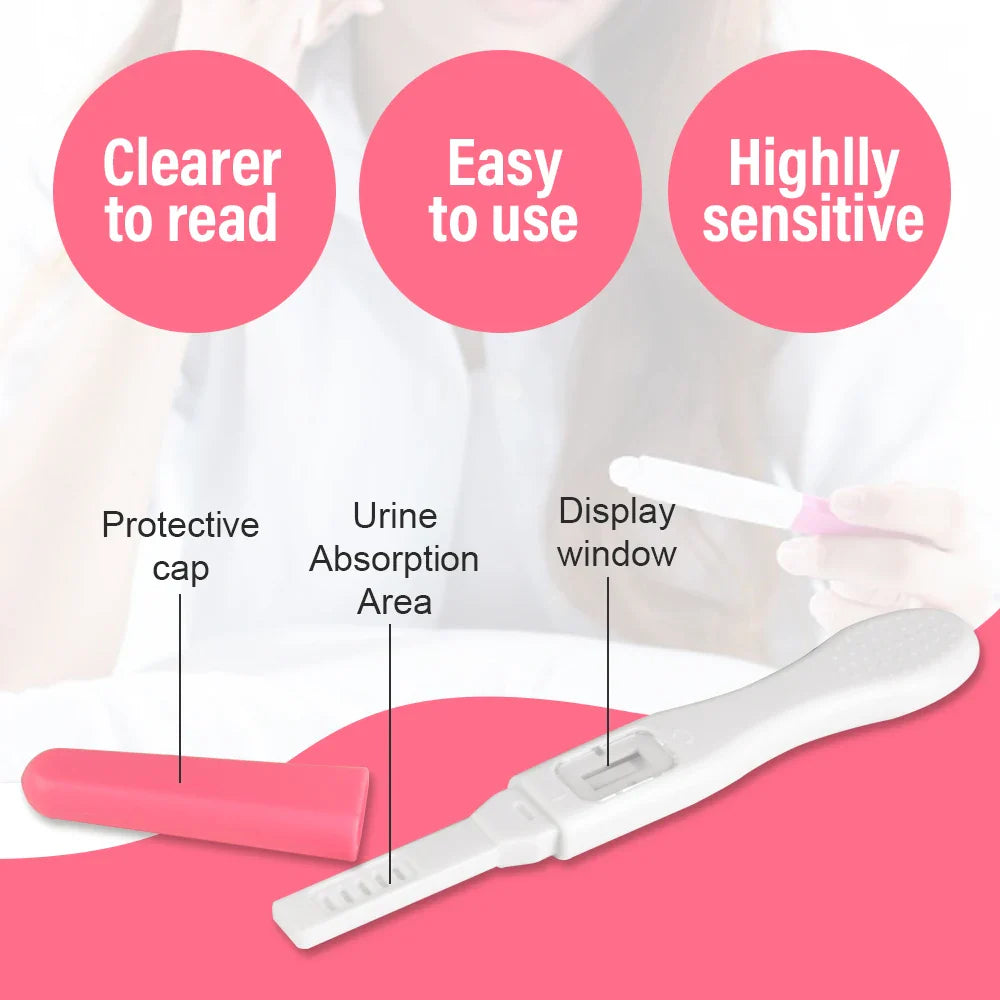 Pelvifine Ovulation & Pregnancy Test Kit – 25 Ovulation Strips & 5 Pregnancy Test Sticks for Accurate Fertility Tracking