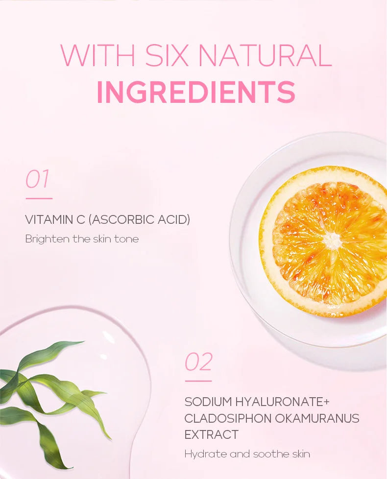Vitamin C Facial Cleanser — Deep Cleansing, Moisturizing Face Wash Foam, Blackhead Removal Skincare