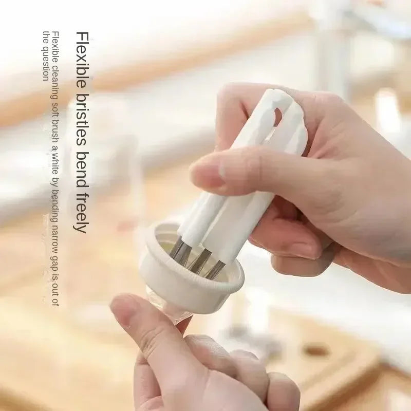 Multi-Functional Phone Cleaning Brush - Flexible Dust Removal Tool for Earphones, Keyboard & Device Slots
