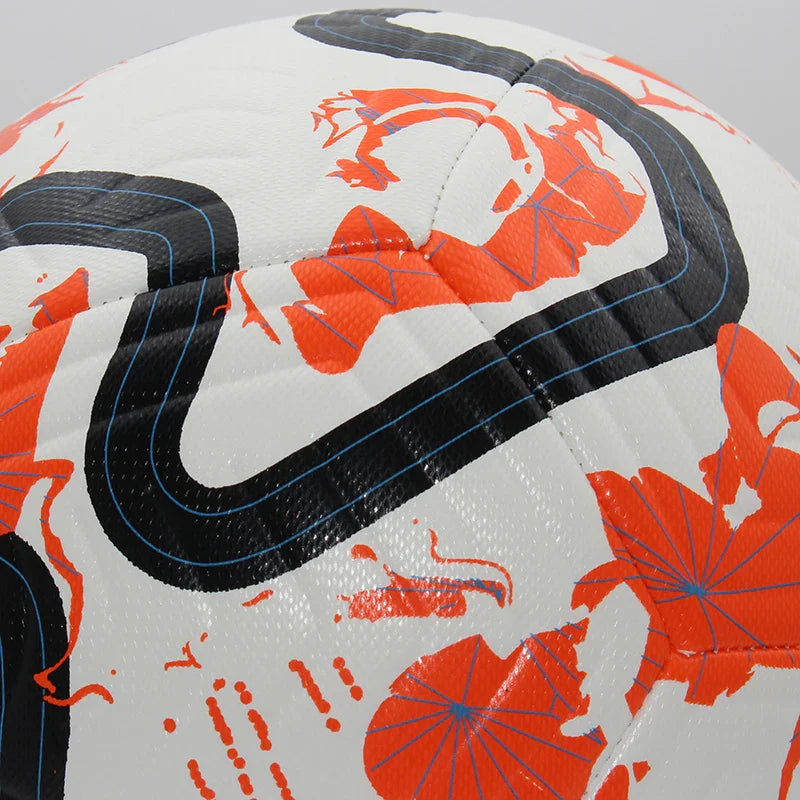 Size 5 Soccer Ball - Machine-Stitched PU Material for Outdoor Matches, Football Training, and Sports Leagues