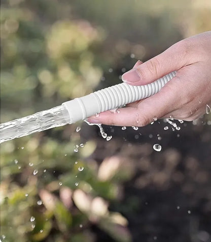 1–4M White Drain Hose Pipe — Extension Tube for Air Conditioner, Washing Machine & Kitchen Faucet