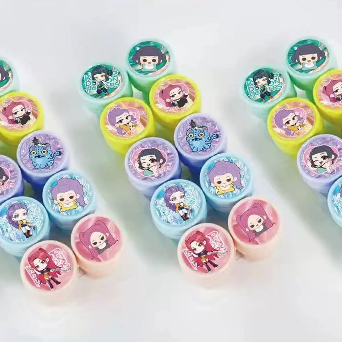 KPop Demon Hunter Stamp Set – Party Favors & Classroom Reward Stamps for Kids