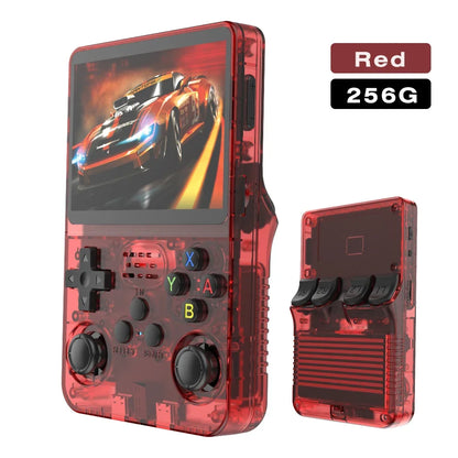 Max 256GB Retro Handheld Game Console – Linux System, 3.5 Inch IPS Screen, Portable Video Player with 64GB/128GB Games