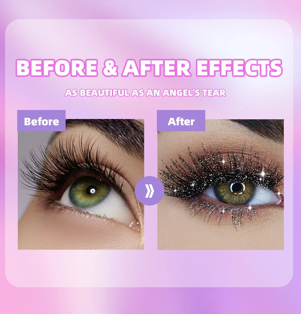 Diamond Galaxy Glitter Mascara – Sweat-Proof, Quick-Dry, Long-Lasting Curling Thick Lash Makeup          Ask ChatGPT
