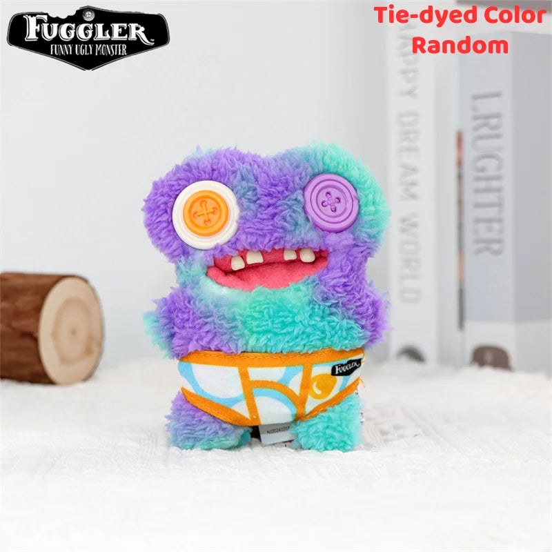 12cm FUGGLER Plush Keychain – Funny Ugly Teeth Monster & Wide-Eyed Rabbit Pendant Toy Gift