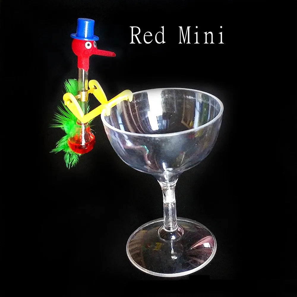 Color Changing Drinking Bird Toy – Physical Science Educational Experiment Toy for Kids STEM Learning Fun Lab Water Bird Gadget