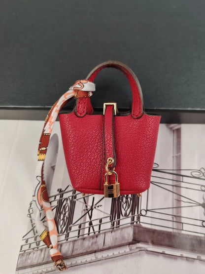 Mini Bag Pendant Keychain – Creative Portable Zero Wallet, Bracelet, and Bluetooth Earphone Multifunctional Hanging Accessory