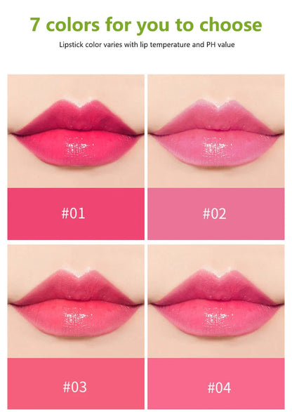 Spring Aloe Vera Moisturizing Lipstick – Long-Lasting Nourishing Temperature-Change Lip Balm & Gloss