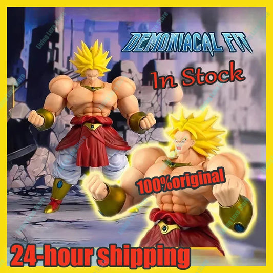 Dragon Ball SHF SSJ4 Super Saiyan 4 Goku & Broly Action Figures — Demoniacal Fit Collectible Model Toy