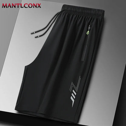 Men's Summer Sport Shorts – Cool Running, Gym & Fitness Training Shorts in Black and Gray