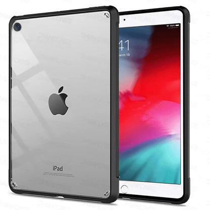Transparent Silicone Case for iPad Pro 11, 10.2 9/8/7 Gen, 9.7 5/6 Gen, Air 4/5 10.9, Mini 4/5/6