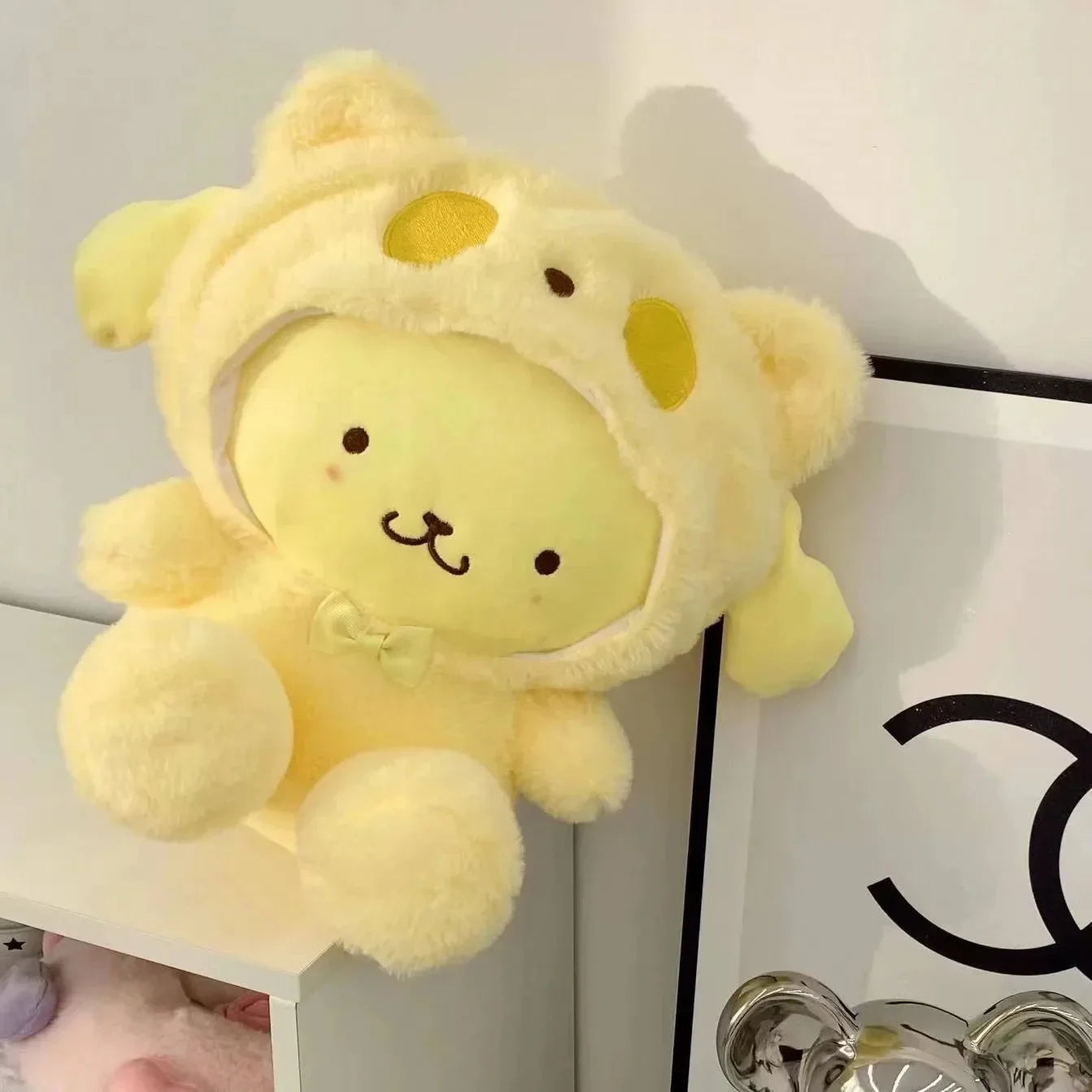 Sanrio Kuromi Plush Toy – 30cm Cinnamoroll & Melody Stuffed Doll, Soft & Comfortable, Valentine's Day & Birthday Gift