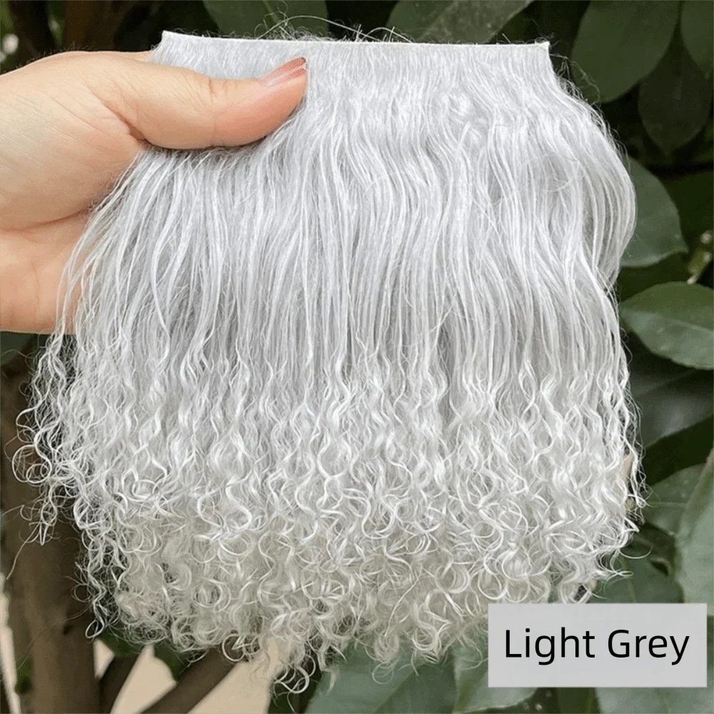 Mongolia Fur Sheepskin Curly Hair Extensions — Cute Wool Texture Wigs for SD, Blyth & BJD Dolls