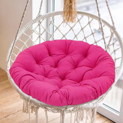 20-Inch Round Papasan Chair Cushion – Thick Egg Chair Mat for Garden, Hanging Basket, Courtyard & Bedroom Accessory