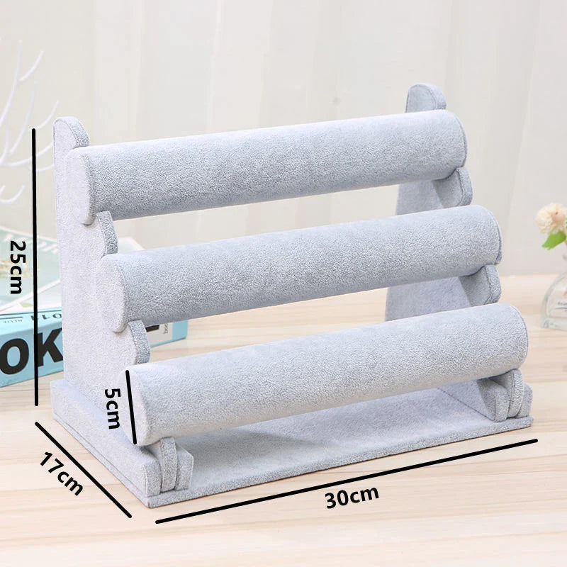 Velvet Bracelet & Watch Display Rack – Jewelry Storage & Display Props