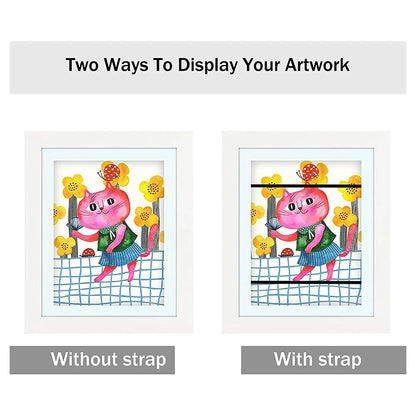 Kids Art Frames – Magnetic Front Open Display for Posters, Photos, Drawings, and Paintings, Home Decor Frametory
