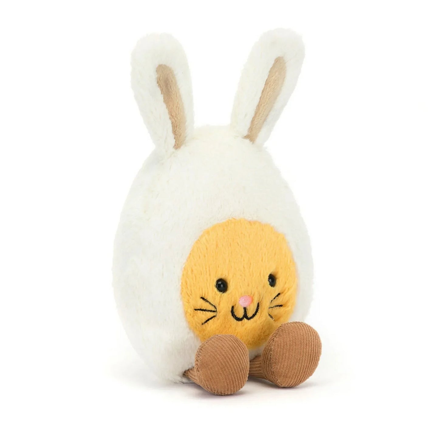Lovely Soft Boiled Egg Cat Toy – Creative Pet Doll, Happy Smile Plush for Home, Holiday & Kids Gift
