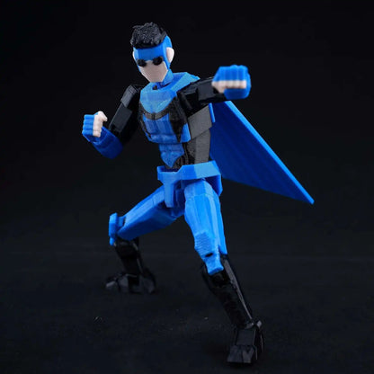 9L3D Lucky 13 Invincible Boy Eve Action Figure — 3D Printed Anime Model, Multi-Jointed Poseable Collectible Toy Gift for Fans