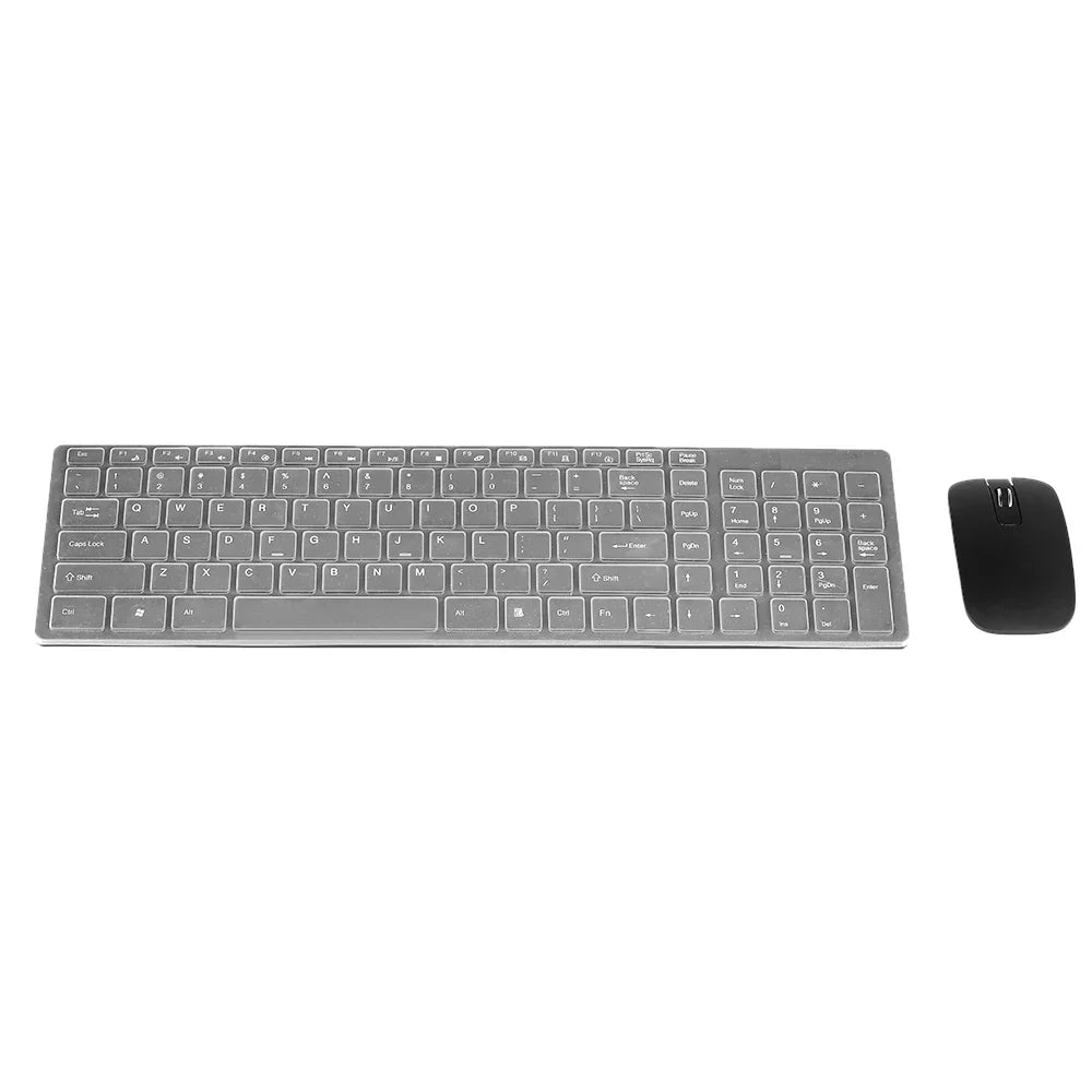 K-06 2.4G Wireless Keyboard and Mouse Combo – Plug & Play Black Set for Laptop & PC