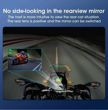 7-Inch Motorcycle GPS Navigation with Wireless Apple CarPlay & Android Auto – Waterproof Touchscreen Display, BT Connectivity, IPX7